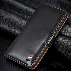 Custodia Portafoglio In Pelle Cover con Supporto L12 per Samsung Galaxy M31 Prime Edition Nero