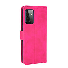 Custodia Portafoglio In Pelle Cover con Supporto L12Z per Samsung Galaxy A72 4G Rosa Caldo