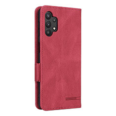 Custodia Portafoglio In Pelle Cover con Supporto L13Z per Samsung Galaxy A32 4G Rosso