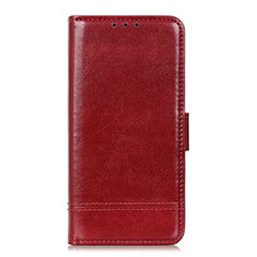 Custodia Portafoglio In Pelle Cover con Supporto L14 per Samsung Galaxy A31 Rosso