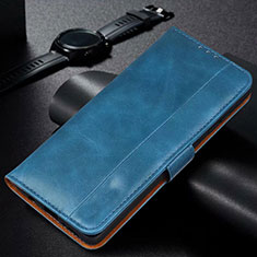 Custodia Portafoglio In Pelle Cover con Supporto L14 per Samsung Galaxy M31 Prime Edition Blu