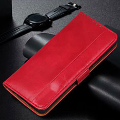 Custodia Portafoglio In Pelle Cover con Supporto L14 per Samsung Galaxy M31 Rosso