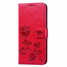 Custodia Portafoglio In Pelle Cover con Supporto L17 per Samsung Galaxy A31 Rosso