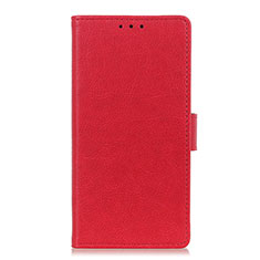 Custodia Portafoglio In Pelle Cover con Supporto L18 per Huawei Nova 7i Rosso