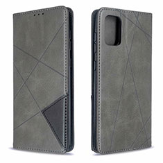 Custodia Portafoglio In Pelle Cover con Supporto L18 per Samsung Galaxy A71 5G Grigio