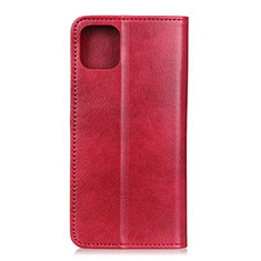 Custodia Portafoglio In Pelle Cover con Supporto L20 per Samsung Galaxy A51 5G Rosso