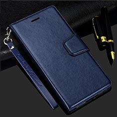 Custodia Portafoglio In Pelle Cover con Supporto L24 per Samsung Galaxy A41 Blu