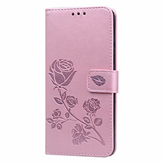 Custodia Portafoglio In Pelle Cover con Supporto L24 per Samsung Galaxy A71 5G Rosa