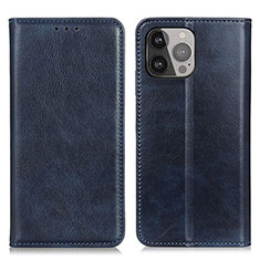 Custodia Portafoglio In Pelle Cover con Supporto L25 per Apple iPhone 13 Pro Max Blu