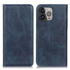 Custodia Portafoglio In Pelle Cover con Supporto L26 per Apple iPhone 14 Pro Max Blu