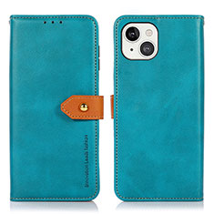 Custodia Portafoglio In Pelle Cover con Supporto L29 per Apple iPhone 13 Blu