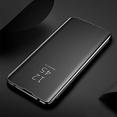 Custodia Portafoglio In Pelle Cover con Supporto Laterale Specchio Cover L01 per Xiaomi Redmi Note 13 Pro 5G Nero