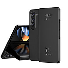 Custodia Portafoglio In Pelle Cover con Supporto Laterale Specchio Cover ZL1 per Samsung Galaxy Z Fold5 5G Nero