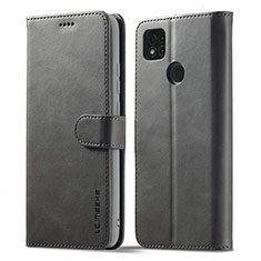 Custodia Portafoglio In Pelle Cover con Supporto LC1 per Xiaomi POCO C31 Grigio