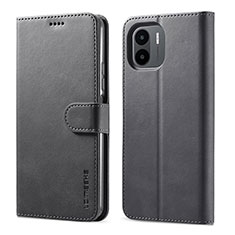 Custodia Portafoglio In Pelle Cover con Supporto LC1 per Xiaomi Redmi A1 Nero