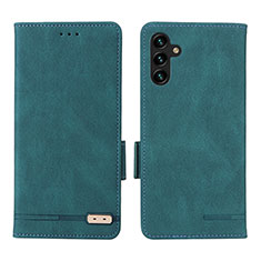 Custodia Portafoglio In Pelle Cover con Supporto LZ1 per Samsung Galaxy A13 5G Verde