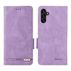 Custodia Portafoglio In Pelle Cover con Supporto LZ1 per Samsung Galaxy A13 5G Viola