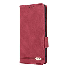 Custodia Portafoglio In Pelle Cover con Supporto LZ2 per Samsung Galaxy A04s Rosso