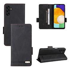 Custodia Portafoglio In Pelle Cover con Supporto LZ3 per Samsung Galaxy A04s Nero