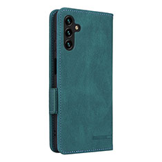 Custodia Portafoglio In Pelle Cover con Supporto LZ4 per Samsung Galaxy A04s Verde