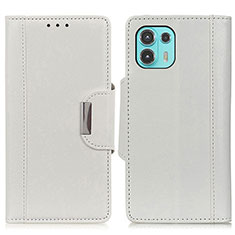 Custodia Portafoglio In Pelle Cover con Supporto M01L per Motorola Moto Edge 20 Lite 5G Bianco