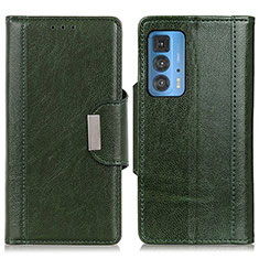 Custodia Portafoglio In Pelle Cover con Supporto M01L per Motorola Moto Edge S Pro 5G Verde