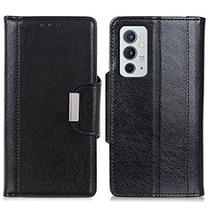 Custodia Portafoglio In Pelle Cover con Supporto M01L per OnePlus 9RT 5G Nero