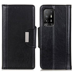 Custodia Portafoglio In Pelle Cover con Supporto M01L per Oppo A94 5G Nero