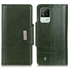 Custodia Portafoglio In Pelle Cover con Supporto M01L per Realme C11 (2021) Verde