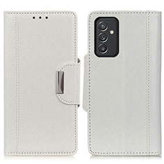Custodia Portafoglio In Pelle Cover con Supporto M01L per Samsung Galaxy A15 4G Bianco