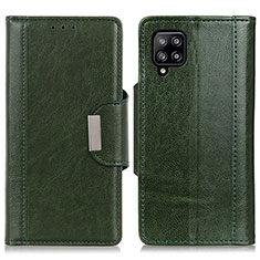 Custodia Portafoglio In Pelle Cover con Supporto M01L per Samsung Galaxy A22 4G Verde