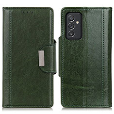 Custodia Portafoglio In Pelle Cover con Supporto M01L per Samsung Galaxy F54 5G Verde