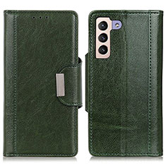 Custodia Portafoglio In Pelle Cover con Supporto M01L per Samsung Galaxy S21 Plus 5G Verde