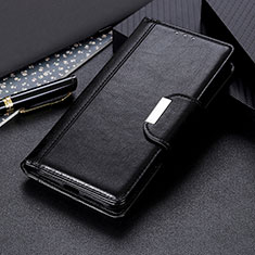 Custodia Portafoglio In Pelle Cover con Supporto M01L per Sony Xperia Ace II SO-41B Nero