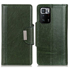 Custodia Portafoglio In Pelle Cover con Supporto M01L per Xiaomi Poco X3 GT 5G Verde