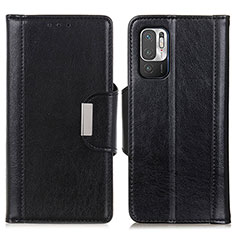 Custodia Portafoglio In Pelle Cover con Supporto M01L per Xiaomi Redmi Note 10 5G Nero