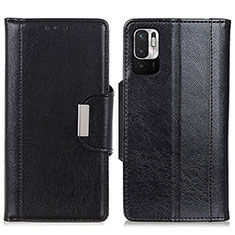 Custodia Portafoglio In Pelle Cover con Supporto M01L per Xiaomi Redmi Note 10 JE 5G Nero