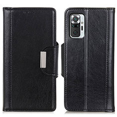 Custodia Portafoglio In Pelle Cover con Supporto M01L per Xiaomi Redmi Note 10 Pro 4G Nero