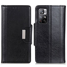 Custodia Portafoglio In Pelle Cover con Supporto M01L per Xiaomi Redmi Note 11 5G Nero