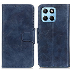 Custodia Portafoglio In Pelle Cover con Supporto M02L per Huawei Honor X6 5G Blu