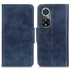 Custodia Portafoglio In Pelle Cover con Supporto M02L per Huawei Nova 9 Pro Blu