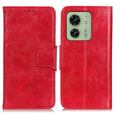 Custodia Portafoglio In Pelle Cover con Supporto M02L per Motorola Moto Edge (2023) 5G Rosso