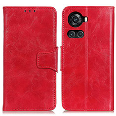 Custodia Portafoglio In Pelle Cover con Supporto M02L per OnePlus Ace 5G Rosso