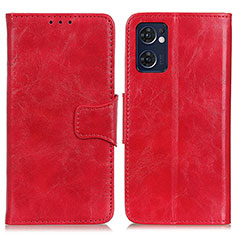 Custodia Portafoglio In Pelle Cover con Supporto M02L per OnePlus Nord CE 2 5G Rosso