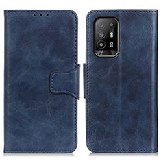 Custodia Portafoglio In Pelle Cover con Supporto M02L per Oppo A94 5G Blu