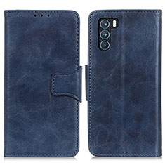 Custodia Portafoglio In Pelle Cover con Supporto M02L per Oppo K9 Pro 5G Blu