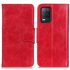 Custodia Portafoglio In Pelle Cover con Supporto M02L per Realme 8 5G Rosso