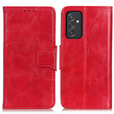Custodia Portafoglio In Pelle Cover con Supporto M02L per Samsung Galaxy A15 4G Rosso