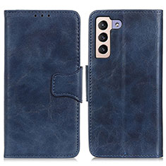 Custodia Portafoglio In Pelle Cover con Supporto M02L per Samsung Galaxy S22 Plus 5G Blu