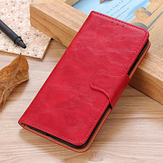 Custodia Portafoglio In Pelle Cover con Supporto M02L per Sony Xperia Ace II SO-41B Rosso